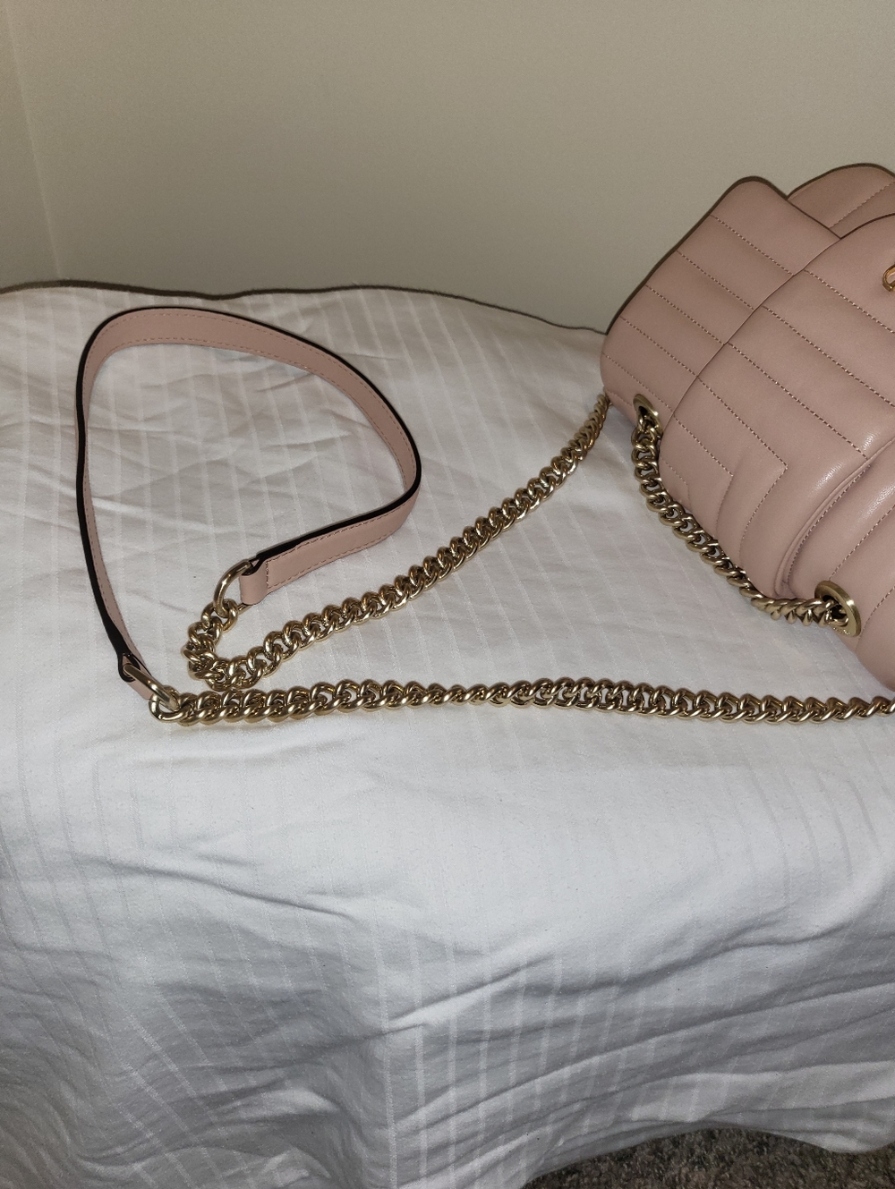 henri bendel Quilted Shoulder Bag in Blush Pink - Picture 16 of 16